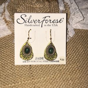 Jade handcrafted earrings